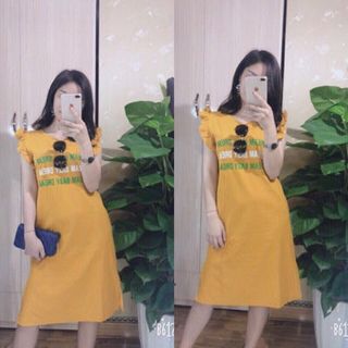 Váy thun sát nách dáng xuông