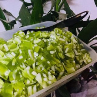 chè dừa non lá nếp