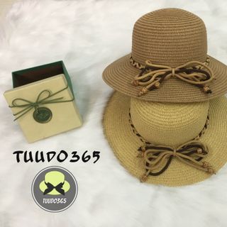 Nón Cói Cột Dây Vàng Nâu