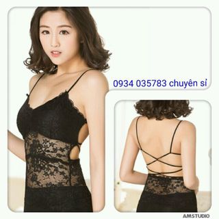Áo lót ren hở lưng dây chéo