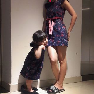 set mẹ bé jean hoa