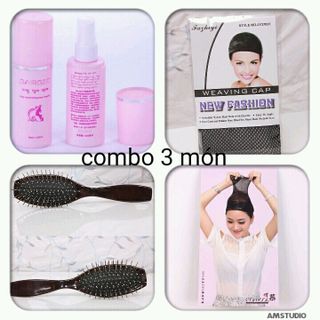 bộ 3 món chăm sóc tóc giả