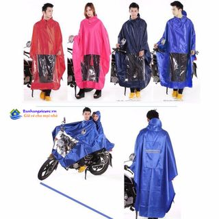 Áo mưa phản quang có kình che mặt tiện dụng
