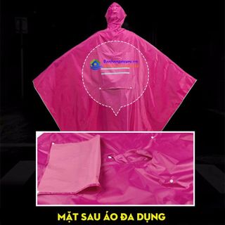 Áo mưa phản quang có kình che mặt tiện dụng
