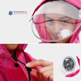 Áo mưa phản quang có kình che mặt tiện dụng