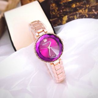Đồng hồ swa kinh điển màu xanh và tím