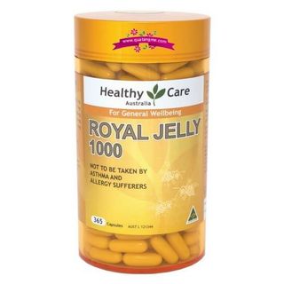 Healthy Care Royal Jelly 1000 365 Capsules - Sữa ong chúa cải thiện trí nhớ bảo vệ sức khỏe tim mạch giá sỉ