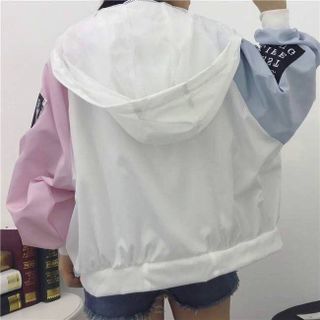 ÁO KHOÁC NỮ TAY PHỐI 2 MÀU