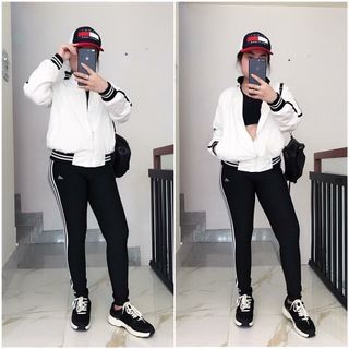 ÁO KHOÁC BOMBER NỮ THỂ THAO