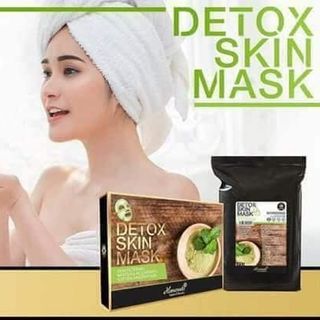 Detoc skin mask Tặng cám collagen hoặc cọ bạch tuột hoặc mua 2 được tặng bịch cám 210k hoặc cọ đắp mặt nạ hoặc bộ chén cọ