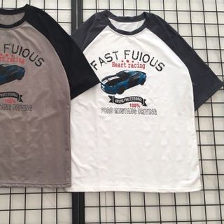 ÁO THUN COTTON RAGLAN TAY LỠ