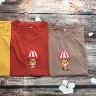 ÁO THUN THÊU GẤU DÙ