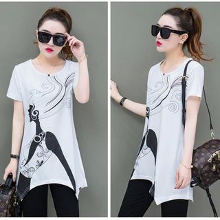 Set bộ lửng đỏ cô gái form dài áo cách điệu