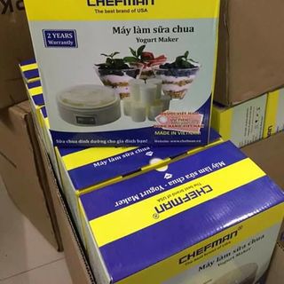 MÁY LÀM SỮA CHUA CHEFMAN 8 CỐC giá sỉ