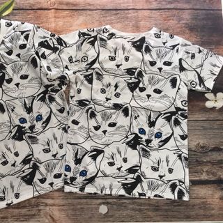 ÁO THUN COTTON IN HÌNH MÈO