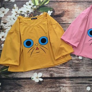 ÁO THUN CROPTOP TAY LỠ