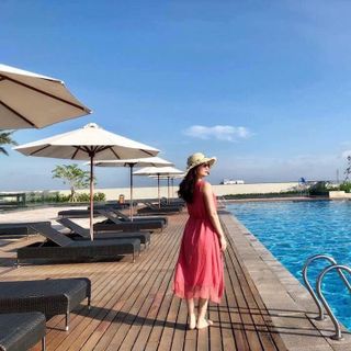 Đầm xòe sát nách -C63T18H079-NS22