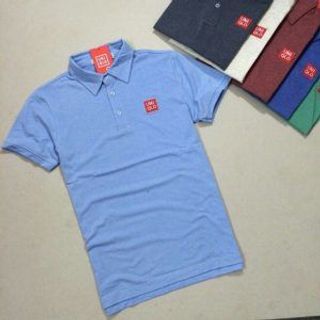 Áo thun polouniqlo cổ bẻ 100 cotton