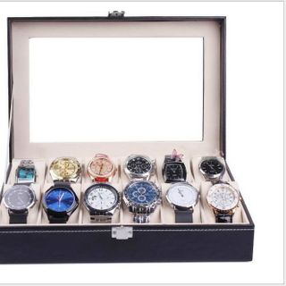 Hộp đựng đồng hồ da 12 chiếc