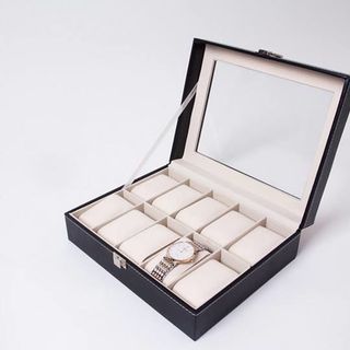 Hộp đựng đồng hồ da 12 chiếc