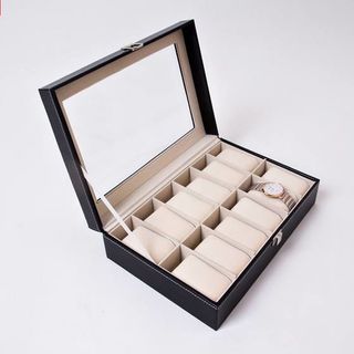 Hộp đựng đồng hồ da 12 chiếc