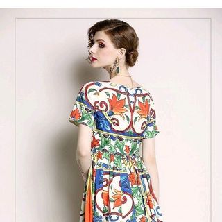 ĐẦM XÒE HỌA TIẾT HOA