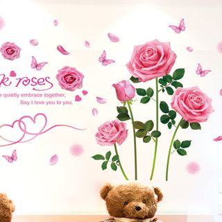 DECAL CHI TIẾT CÀNH HỒNG