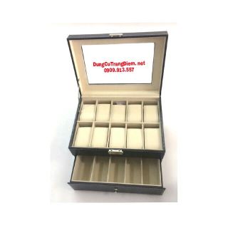 Hộp đựng đồng hồ 10 chiếc 5 mắt kính