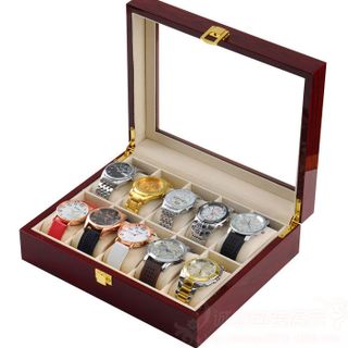 Hộp đựng đồng hồ gỗ 10 chiếc