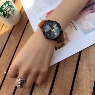 Đồng hồ swa đây da -34mm
