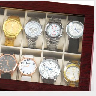 Hộp đựng đồng hồ gỗ 10 chiếc