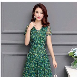 DAM XOÈ HOẠ TIẾT LÁ