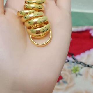 Nhẫn chỉ mạ vàng