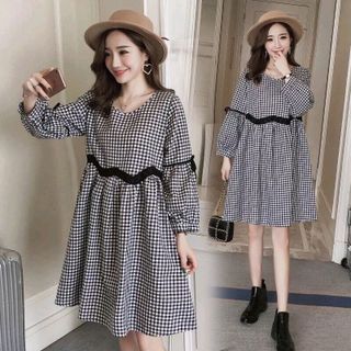ĐẦM CARO FORM RỘNG PHỐI REN