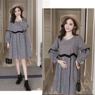 ĐẦM CARO FORM RỘNG PHỐI REN