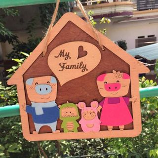 bảng gỗ trang trí không gian
