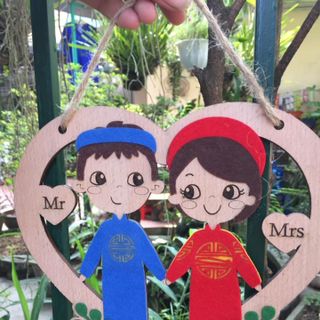 bảng gỗ trang trí không gian