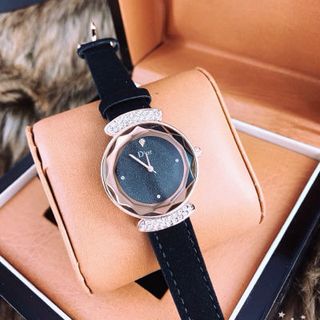 đồng hồ dây da lộn 34mm