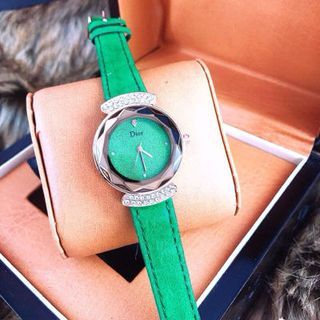 đồng hồ dây da lộn 34mm