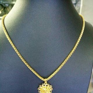Dây chuyền nam mặt tim mạ vàng
