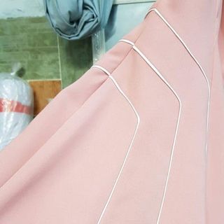 đầm cổ vest dáng xoè