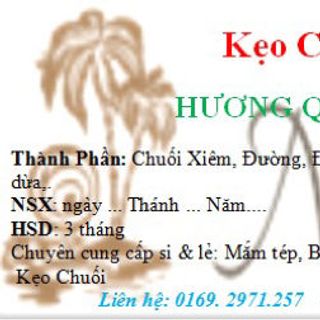 Kẹo Chuối Bánh Tráng Mỹ Lồng Đậu Phộng Rang