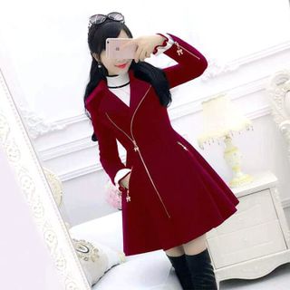 ÁO KHOÁC VEST FORM DÀI HÀN QUỐC DÂY KÉO