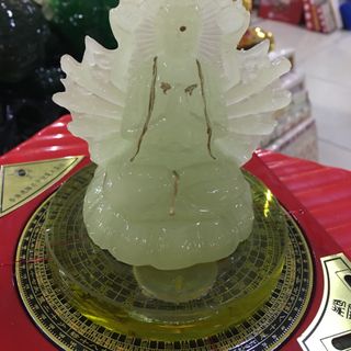 Tượng Phật Phong Thủy Bằng Ngọc - Quà tặng - Trang trí nhà cửa - Đồ chơi ô tô Tặng kèm quà trị giá 100K giá sỉ