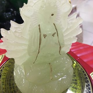 Tượng Phật Phong Thủy Bằng Ngọc - Quà tặng - Trang trí nhà cửa - Đồ chơi ô tô Tặng kèm quà trị giá 100K