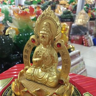 Tượng Phong Thủy - Quan Thế Âm Bồ Tát - Đồ Chơi Ô Tô - May Mắn - Tài Lộc - Bình An
