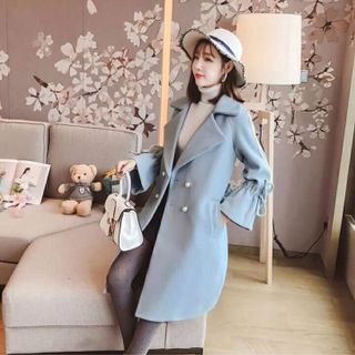 ÁO KHOÁC FORM DÀI HÀN QUỐC KẾT CƯỜM