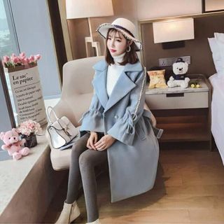 ÁO KHOÁC FORM DÀI HÀN QUỐC KẾT CƯỜM