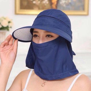 Mũ Chống Nắng Kèm Khẩu Trang Tháo Rời