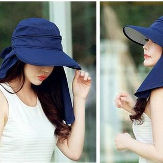 Mũ Chống Nắng Kèm Khẩu Trang Tháo Rời